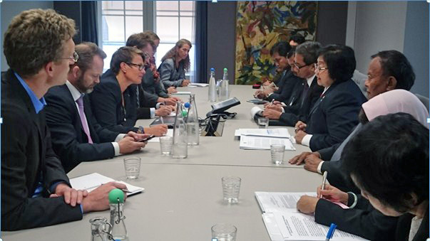 Menteri LHK Bahas Kerjasama Iklim dan Hutan dengan Norwegia